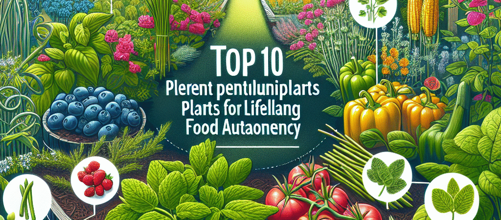 Top 10 des plantes vivaces à cultiver une fois pour toutes pour son autonomie alimentaire