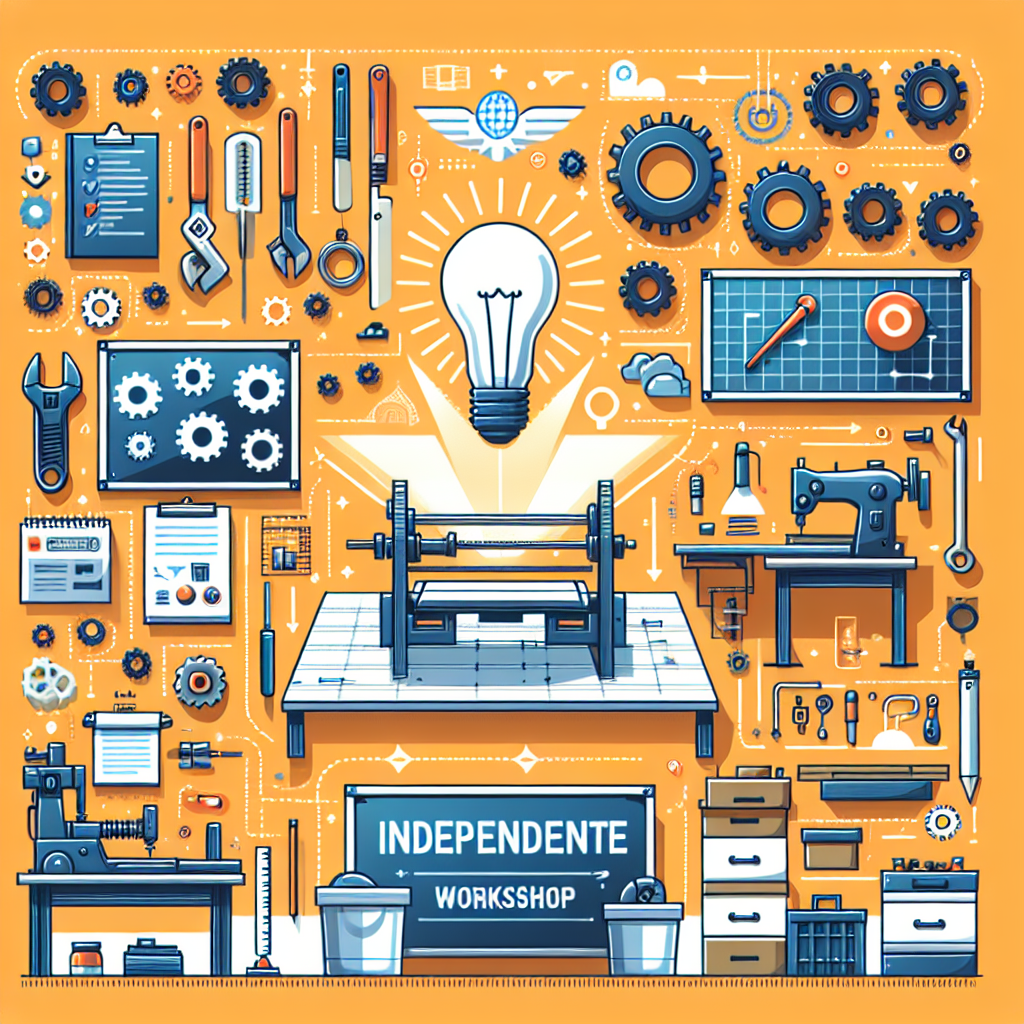 Les indispensables d’un atelier autonome : matériel, organisation, formation