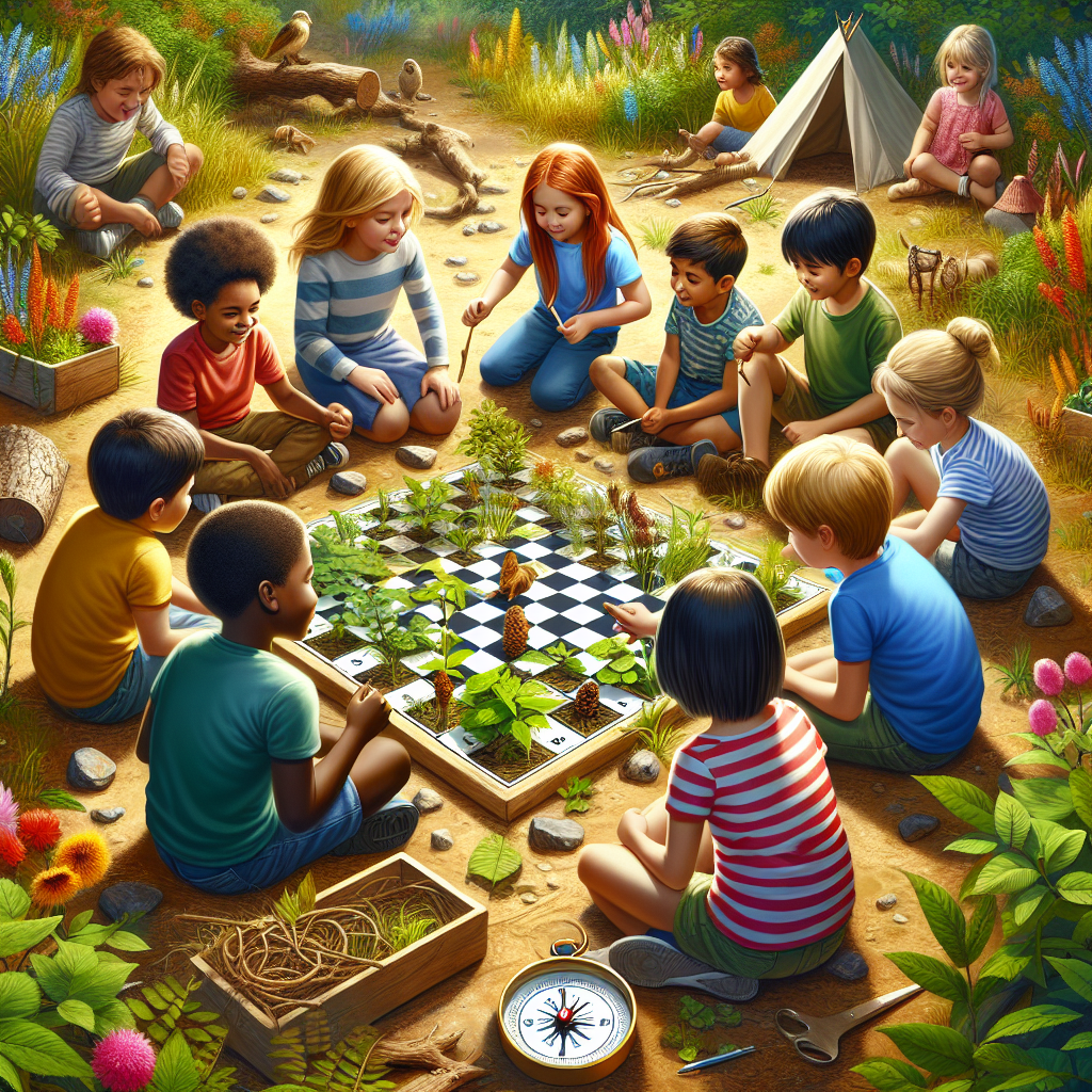 Jeux et activités pour sensibiliser les enfants à la nature et à l’autonomie